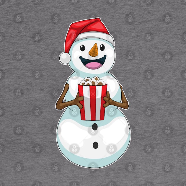 Snowman Christmas Popcorn by Markus Schnabel